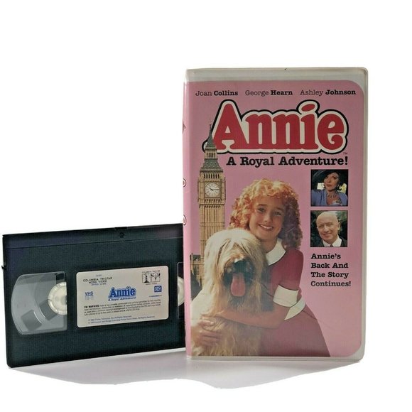 Annie the Royal Adventure VHS Movie Tape - Picture 1 of 6